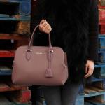 - Dames Bugatti Handtas Draagtas - Shopper Tote PU Leer Schoudertas - Veel Zakken Vakken Rits Crossbodytas - Vrouwen Meisje Tassen - Mode Stad Werk - Oude Roos