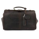 Greenland Nature Westcoast Dokterskoffer leer 40 cm, Brown met riem