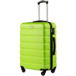 COOLIFE Harde koffer trolley rolkoffer reiskoffer ardschaal Boardcase handbagage met TSA-slot en 4 wielen, appelgroen, Premium koffer