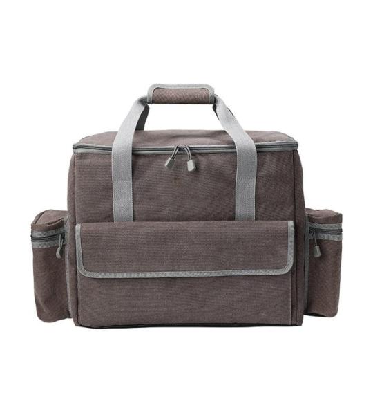 CHDWEY Umhängetaschen für Herren Large-Capacity Canvas Bag Multi-Functional Picnic Tool Tableware Cup Storage Bag Outdoor Camping Handbag
