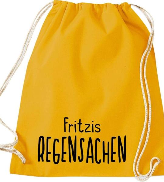 Shirtinstyle Gymtas, regenspullen met wensnaam, kinderdagverblijf, school, vrije tijd, gymtas tas tas