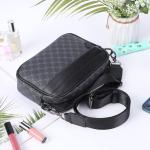 GSenhui Kleine schoudertas voor heren, leer, moderne tassen met brede schouderriem, crossbody tas met ritssluiting, voor zakelijk en dagelijks gebruik