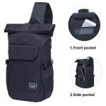 KAUKKO Canvas Tactical Vintage Borsttas Tactical Schoudertas