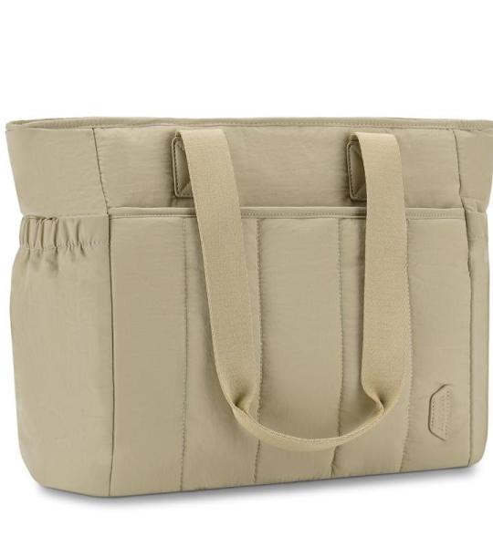 Tote Bag, damestas, grote tas, universiteit, damestas, lichte strandtas, voor reizen, winkelen, werk, kantoor, school, cadeau, Groen, Eén maat