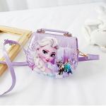 Philoctes Tas voor kinderen, meisjes, kinderhandtas, kleine handtas met verstelbare riem, cadeaus voor kinderen, Rond Paars, prinsessen tas