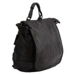 BZNA Bag Anna zwart nero backpacker designer rugzak lederen tas dameshandtas schoudertas leer nappa sheep Italië nieuw