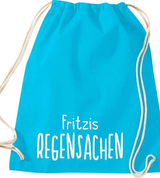 Shirtinstyle Gymtas, regenspullen met wensnaam, kinderdagverblijf, school, vrije tijd, gymtas tas tas