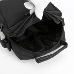 CHDWEY Umhängetaschen für Herren Männer Nylon Tasche Casual Crossbody Tasche for Männer wasserdichte kleine Tragen Umhängetasche Schwarze Reißverschluss Handtasche Reisehack(