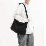 Schoudertas voor dames, grote shopper, tote bag, schoudertas, casual crossbody tas met verstelbare schouderriem, voor school, kantoor, werk, reizen, uitstapjes, winkelen, zwart