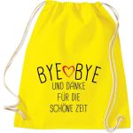 Shirtinstyle Gymtas, bye bye en dank voor de mooie tijd, opvoeder, leraar, leraren, gymtas, tas, schooltas, kleuterschool