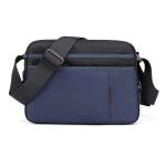 CHDWEY Umhängetaschen für Herren wasserdichte Nylon Umhängetasche for Männer Casual Small Business Messenger Bag Tragbare Multi-Tasche Reise Vielseitige Tasche Sack(Blue)
