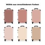 NoBoringSuitcases.com Handbagage, harde koffer met TSA-slot, voor volwassenen en vrouwen, trolley, reiskoffer, draagtas, rolkoffer, klein of middelgroot, 21 zandkleuren, koffer
