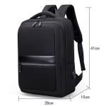 CHDWEY Umhängetaschen für Herren Männlicher Rucksack Gute Qualität Rucksack for Laptop Verschleißfest Multi Layer School Rucksack Männer Umhängetasche Mode Packung(Black)