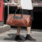 CHDWEY Umhängetaschen für Herren Großvolumige Herrenhandgepäcktasche, Retro Crazy Horse Leder Business Travel Bag, einzelne Schulter-Messenger Bag Outdoor Freizeit Fitness-Tasc