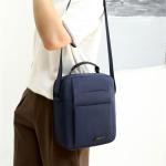 CHDWEY Umhängetaschen für Herren Männer Handtasche Nylon Männer Umhängetasche Reine Farbe Casual Crossbody Tasche for Männliche Geschäftsreisen Multifunciton Männer Tasche(