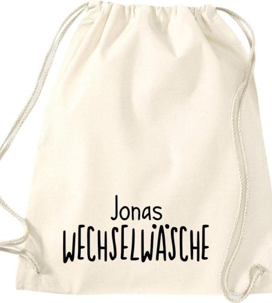 ShirtInStyle Gymtas, wisselkleding met gewenste naam, kinderdagverblijf, hort, school, vrije tijd, gymtas