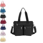 Generisch Einfache Tragetasche mit großem Fassungsvermögen for Damen, einfarbig, großer Rucksack mit mehreren Fächern, wasserdichte Umhängetasche aus Nylon mit mehreren Tasche