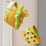 Schoudertas voor kind student/giraf//geit/hond/eekhoorn-dinosaurus/aap/kip-uil vormige schooltas, Trompet Giraffe
