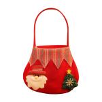 Weihnachtliche Geschenktüte für Weihnachten, Süßigkeitentasche, Geschenktasche, Kinder-Tragetasche, Kordelzugbeutel für Kinder