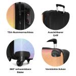 NoBoringSuitcases.com Kinderkoffer, hand, harde koffer met TSA-slot, jongens en meisjes, trolley, reiskoffer, draagtas, rolkoffer, klein of middelgroot, 37 regenboogkleuren, kinder