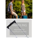 HAUPTSTADTKOFFER Midden grote harde koffer, TSA, 4 wielen, check-in bagage met 8 cm volumevergroting, 77 cm, 130 liter, grafiet, Grafito., koffer