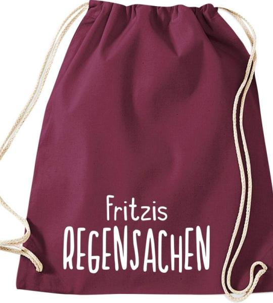 Shirtinstyle Gymtas, regenspullen met wensnaam, kinderdagverblijf, school, vrije tijd, gymtas tas tas