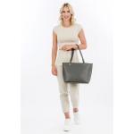 Shopper TAS Anja 33017 dames handtas uni, donkergrijs 840, Eén Maat