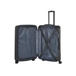 Travelite Koffer met 4 wielen, 3-delig, maten L/M/S, bagage serie Bali: ABS hardshell trolleys, antraciet, Trolley met harde schaal met 4 wielen