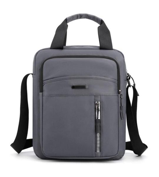 CHDWEY Umhängetaschen für Herren Casual Männer Umhängetaschen Tägliche Reise Crossbody Tasche Männliche Tote Messenger Bags Nylon Retro Mann Business Handtaschen(Grijs)