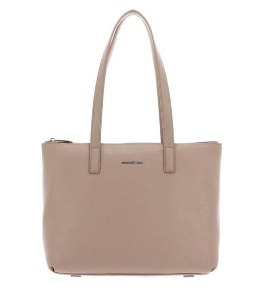 Mellow Leather Crossover voor dames, Warm Taupe