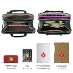 - Bugatti dameshandtas - top handvat imitatielederen tas - schouder- of crossbody draagtas met meerdere compartimenten en zakken - dames shopper elegante boodschappentas, Groen