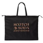 Scotch & Soda Opvouwbare draagtas zwart, zwart