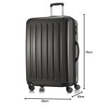 HAUPTSTADTKOFFER Alex Hand, 55 x 38 x 23 cm, TSA, 4 wielen, 42 liter, reiskoffer, hardshellkoffer, rolkoffer, boordkoffer, grafietgrijs, kofferset