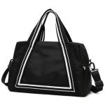 CHDWEY Umhängetaschen für Herren wasserdichte Sport Sporttasche Trocken Nass Trennung Männer Frauen Training Fitness Swim Travel Handtasche Yoga Matte Schuhfach(Black)