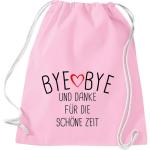 Shirtinstyle Gymtas, bye bye en dank voor de mooie tijd, opvoeder, leraar, leraren, gymtas, tas, schooltas, kleuterschool