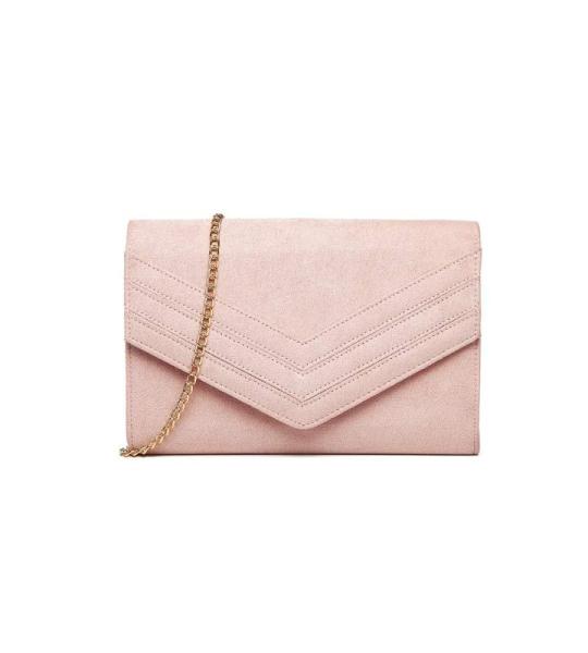 Clutch tas voor dames, avondtas voor bruiloft, grote strik, zacht met fijne glitter, synthetische handtas, schoolbal, party, vakantietas, 1-1 Roze