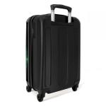 NoBoringSuitcases.com Kinderkoffer, handbagage, harde koffer met TSA-slot, jongens en meisjes, trolley, reiskoffer, draagtas, rolkoffer, klein of middelgroot, 11 voetbal in groen, 