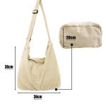 X SIM FITNESSX Unisex corduroy tas schoudertas grote dames shopper tas fashion stoffen tas voor dagelijks gebruik / kantoor / school / reizen, Kaki, Retro