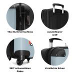 NoBoringSuitcases.com Kinderkoffer, handbagage, harde koffer met TSA-slot, jongens en meisjes, trolley, reiskoffer, draagtas, rolkoffer, klein of middelgroot, 24 Rode Brandweerauto