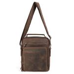 CHDWEY Umhängetaschen für Herren Männer Taschen Echtes Leder Männer Umhängetasche Männliche Vintage Crossbody Taschen for Männer Messenger Bag Leder