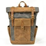 Stoffen tas, rugzak, casual reistas, grote capaciteit, canvas tas, herentas, rugzak (B eenheidsmaat)