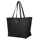voor vrouwen, 19,3 inch waterbestendig, grote capaciteit schoudertassen met ritssluiting en zakken, casual boodschappentas voor schoolleraar en laptop, Zwart, Large