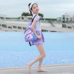 Personalisierbare Kindertasche mit Kordelzug und Reißverschlusstasche, PE-Beutel, Schwimmen, Fußball, Fitnessstudio, Schultasche für Jungen und Mädchen