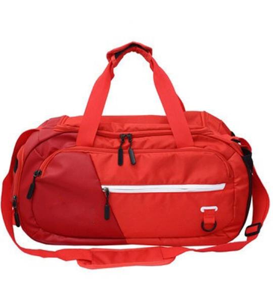 CHDWEY Umhängetaschen für Herren Sport Gym Handtasche for Frauen Fitness Schwimmen Training Tasche Weibliche Tanz Yoga Matt Tasche Reise Gepäck mit Schuhtasche(Red)