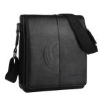Leathario Leren schoudertas voor heren, messgerbag, leren tas voor business, retro