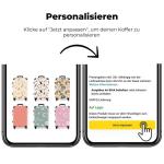NoBoringSuitcases.com Handbagage, harde koffer met TSA-slot, jongens en meisjes, trolley, reiskoffer, draagtas, rolkoffer, klein of middelgroot, 27 Boho Feeling, koffer