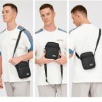 Mini Messenger Bag met ritssluiting, crossbody schoudertas, klein, waterdichte borsttas voor heren, anti-diefstal schoudertas, mobiele telefoon, crossbody tas, voor dagelijks gebru