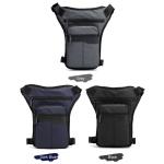 Waterdichte motortas drop beenzakken waterdicht multifunctioneel draagbaar heupriem taille heupheuptasje meerdere zakken voor buiten rijden fietsen (donkerblauw)
