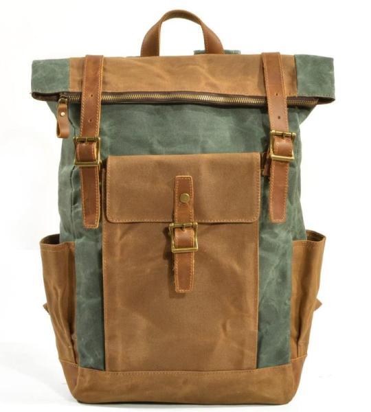 Stoffen tas rugzak casual reistas grote capaciteit canvas tas herentas rugzak (A eenheidsmaat)