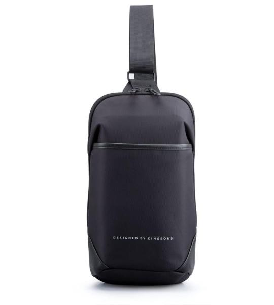 Laptop Sling Rugzak Slanke Anti-Diefstal Enkele Schouder 13-Inch Laptop Rugzak Waterdichte Cross-Body Sling Bag, Zwart, 9.7 inch, Sling Pack